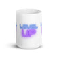 Level Up White glossy mug
