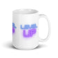 Level Up White glossy mug